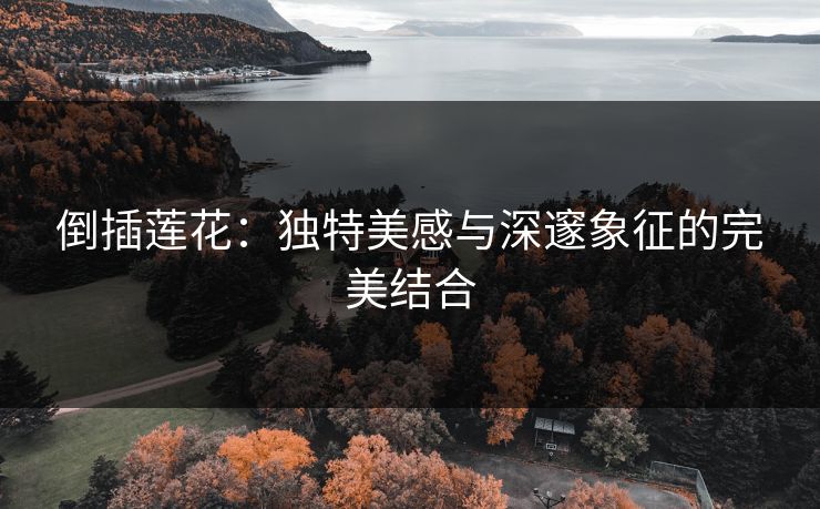 倒插莲花：独特美感与深邃象征的完美结合